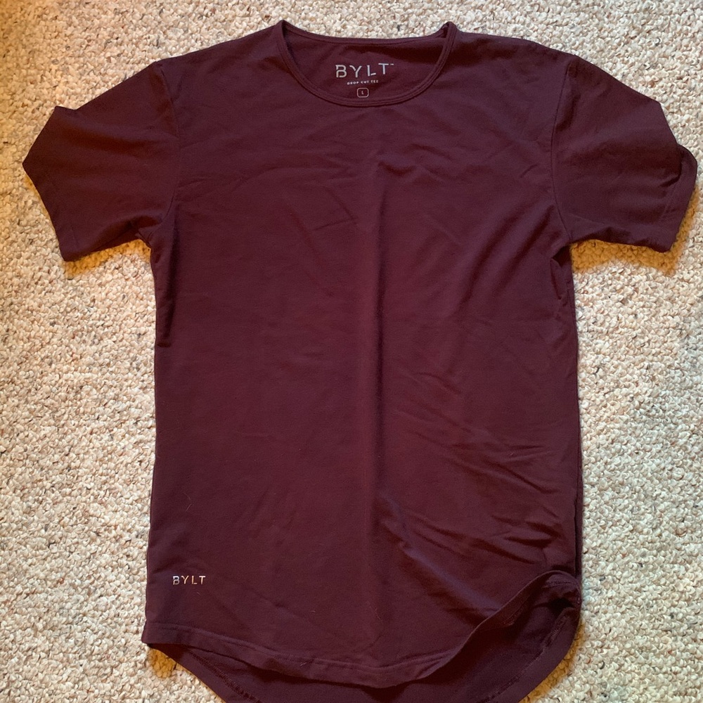 BYLT drop cut tee